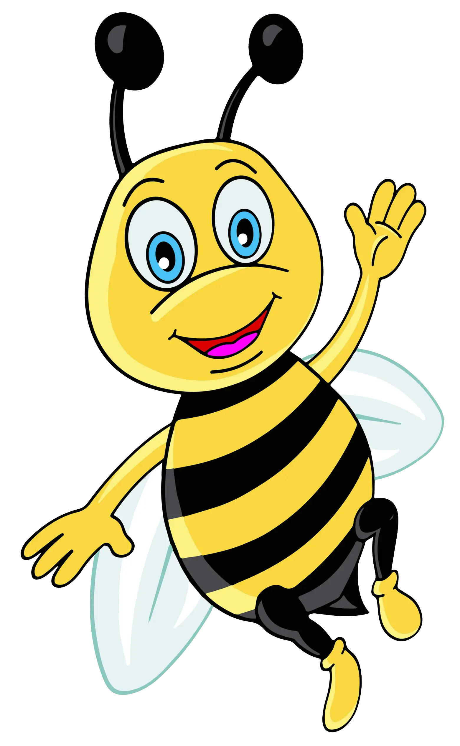 B-Rite bee mascot logo